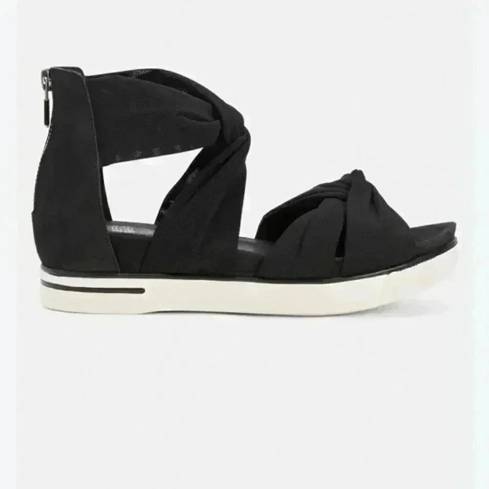 Eileen Fisher Zanya Black Mesh Womens Sneaker Sandal 6.5